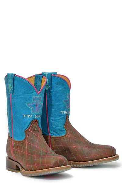 Youth's Tin Haul Hearts & Colts Western Boot #14-119-0101-5013