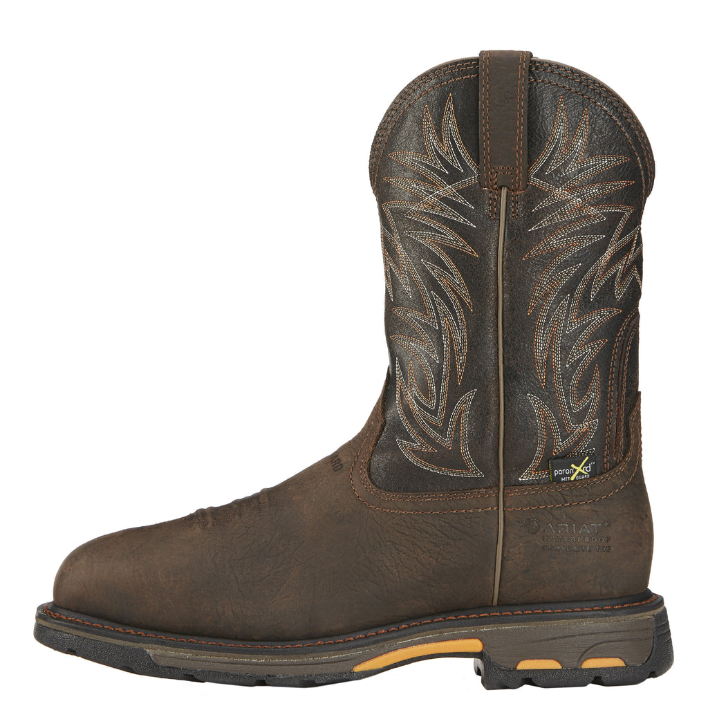Men's Ariat WorkHog Met Guard Comp Toe Waterproof Work Boot #10016265