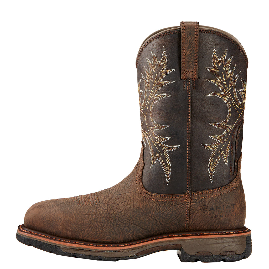 Men's Ariat WorkHog Composite Toe Waterproof Work Boot #10017420