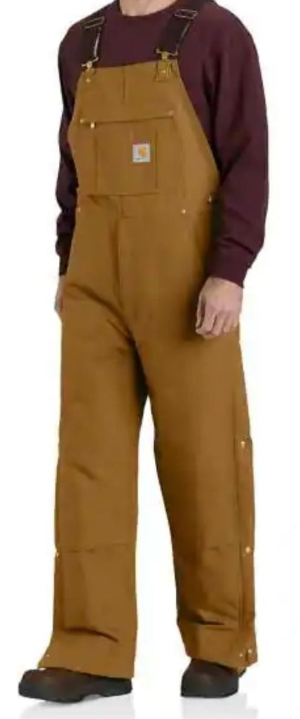 Men's Carhartt Loose Fit Firm Duck Insulated Bib Overall #104393