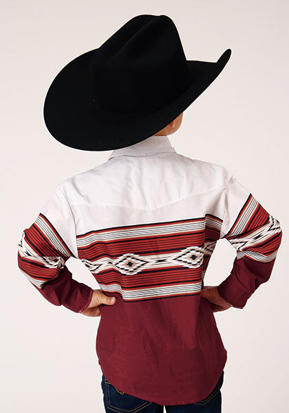 Boy's Roper Snap Front Shirt #03-030-0431-0406