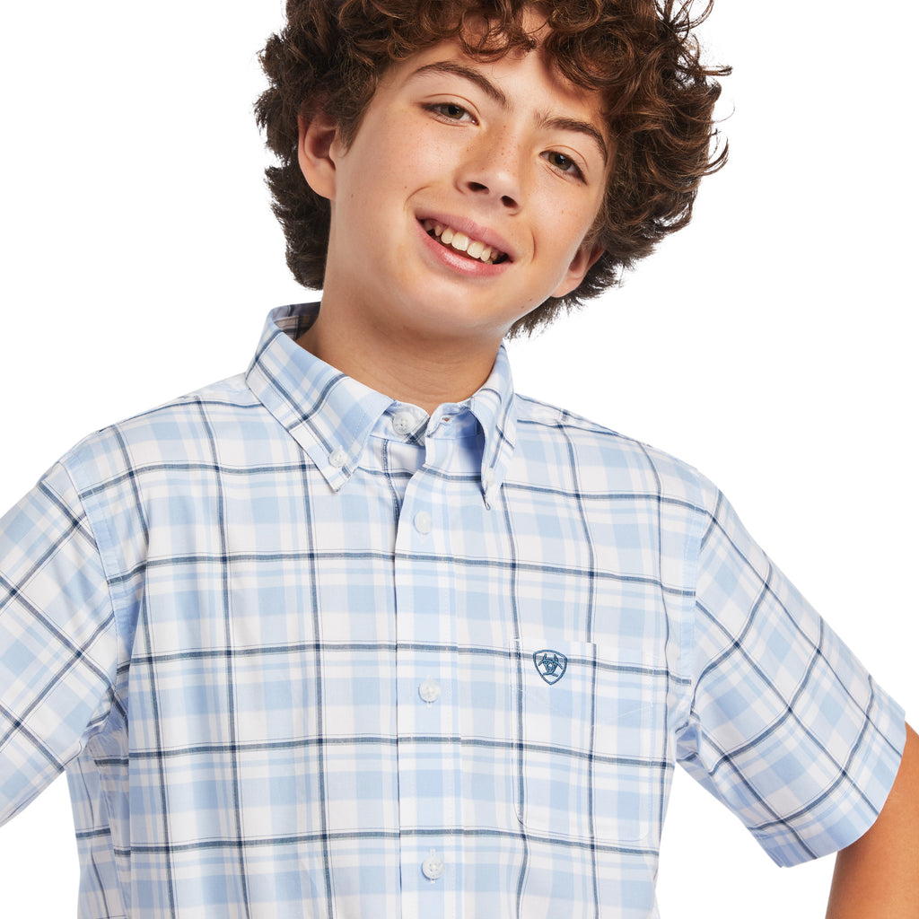 Boy's Ariat Pro Series Finnick Stretch Classic Fit Button Down Shirt #10040737