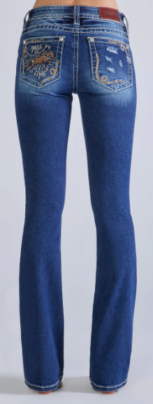 Women's Miss Me Rodeo Queen Bootcut Jean #M3863B-C