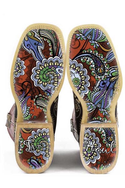 Women's Tin Haul Paisley Rocks Boot #14-021-0007-1205TA