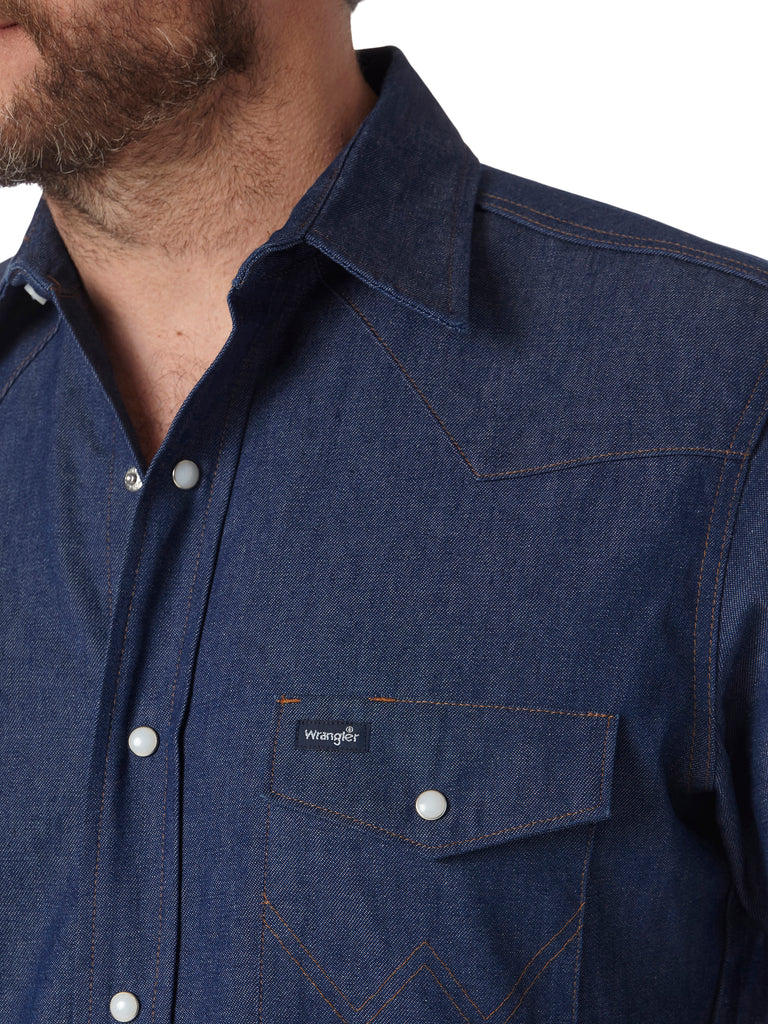Men's Wrangler Denim Snap Front #MS3127B