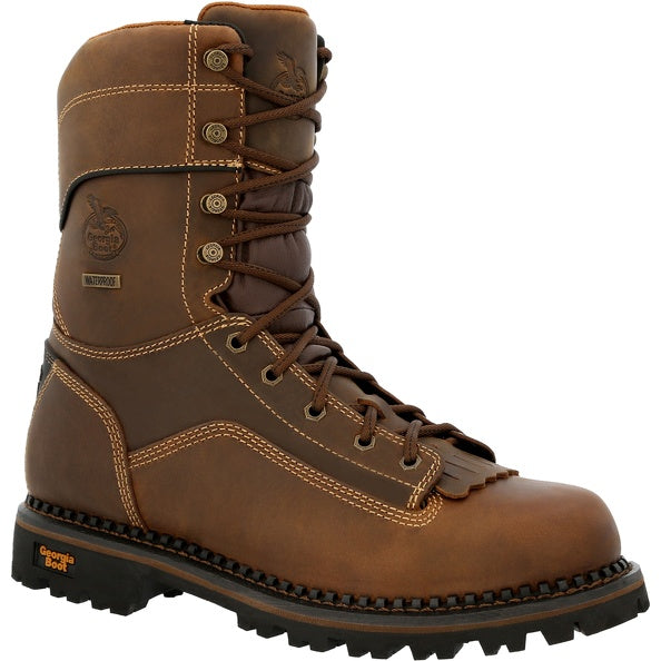 Men's Georgia AMP LT Low Heel Logger Waterproof Work Boot #GB00472