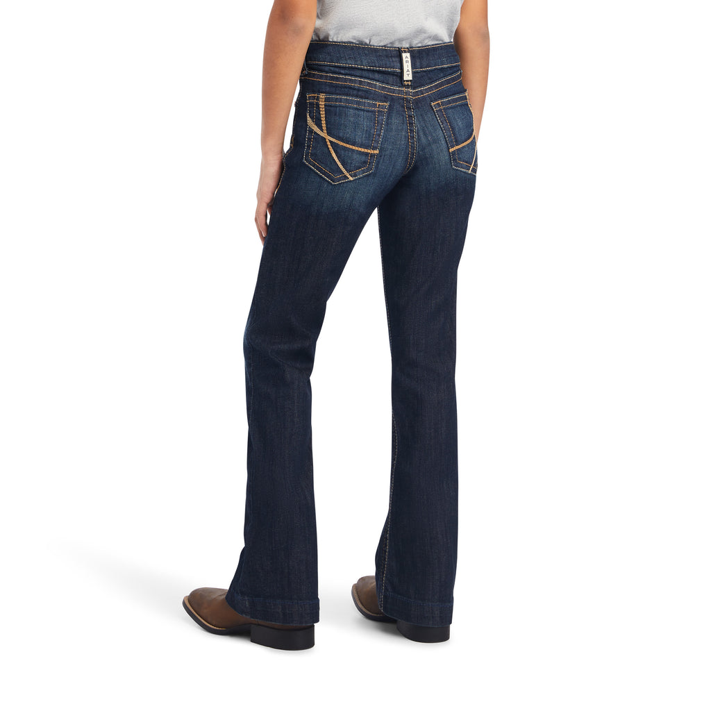 Girl's Ariat R.E.A.L. Trouser Maggie Wide Leg Jean #10041104-C