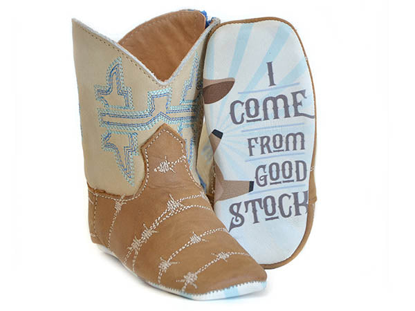 Infant's Tin Haul Mini Barbed Wire Bootie #14-016-0007-1688 (1-4)