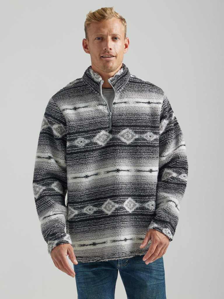 Men's Wrangler 1/4 Zip Sherpa Pullover #112318250X