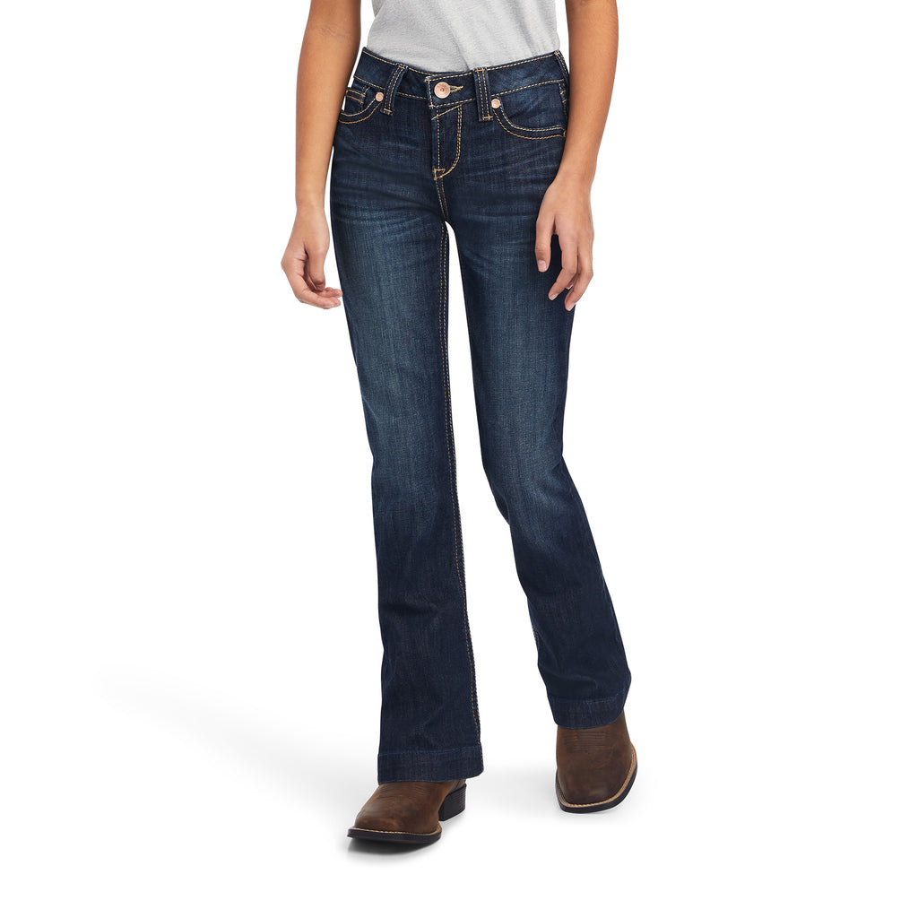 Girl's Ariat R.E.A.L. Trouser Maggie Wide Leg Jean #10041104-C