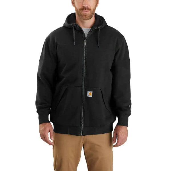 Men's Carhartt Rain Defender Loose Fit Midweight Thermal-Lined Full-Zip Sweatshirt #104078