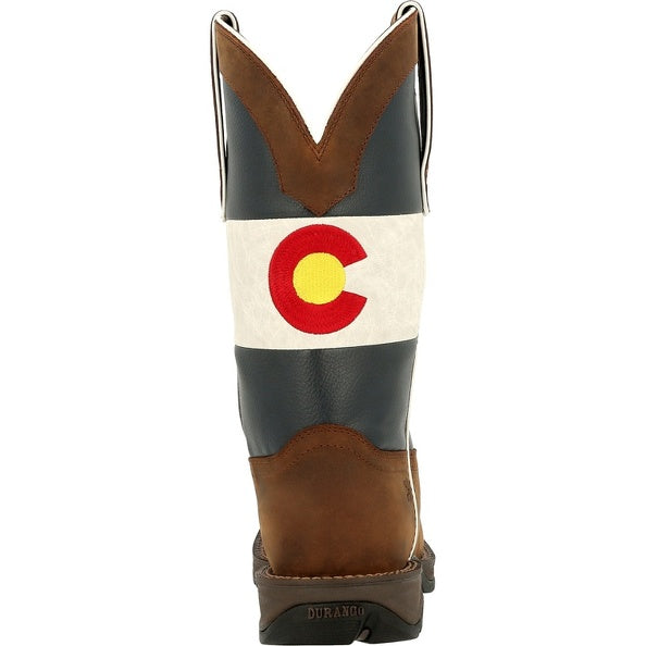 Men's Durango Rebel Colorado Flag Boot #DDB0346