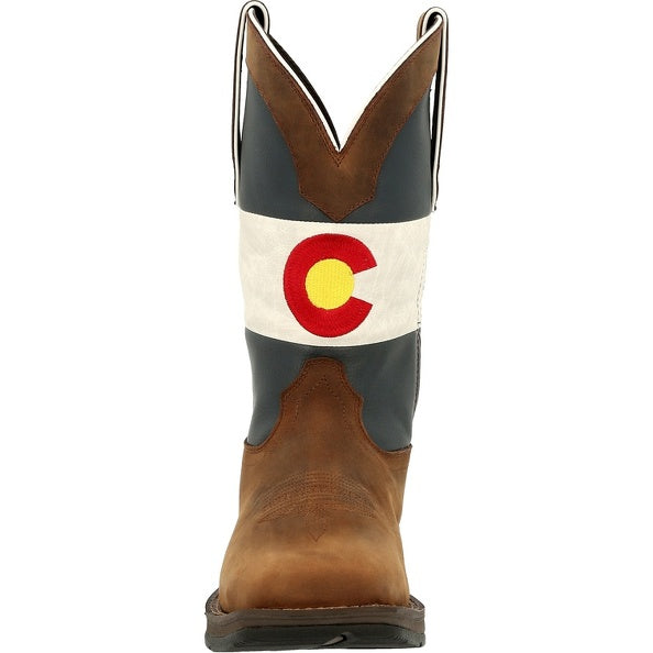 Men's Durango Rebel Colorado Flag Boot #DDB0346