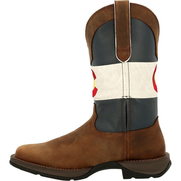 Men's Durango Rebel Colorado Flag Boot #DDB0346