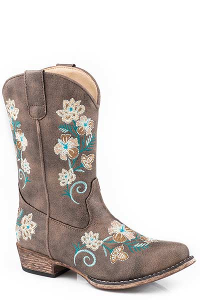 Children's Roper Western Boot #09-018-1566-2457BR (9C-3C Whole Sizes Only)