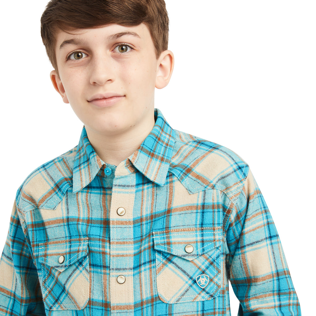 Boy's Ariat Handley Retro Fit Snap Front Shirt #10042318