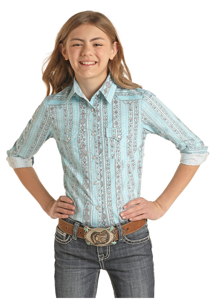 Girl's Panhandle Snap Front Shirt #C6S2137