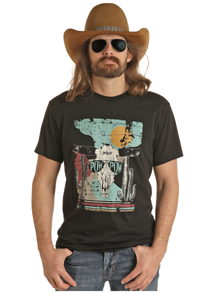 Men's Rock & Roll Cowboy Dale Brisby T-Shirt #RRUT21R069