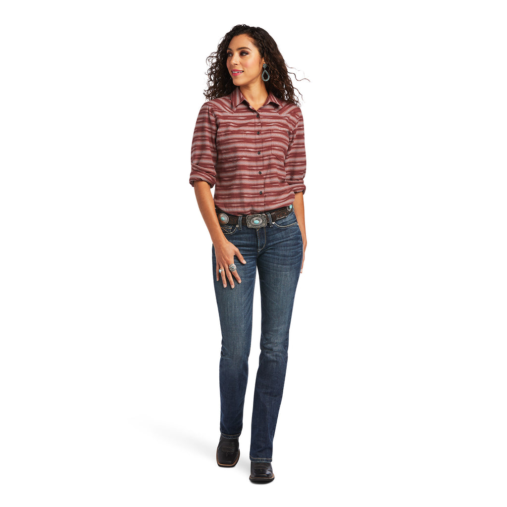 Women's Ariat R.E.A.L. Billie Jean Long Sleeve Shirt #10040603-C