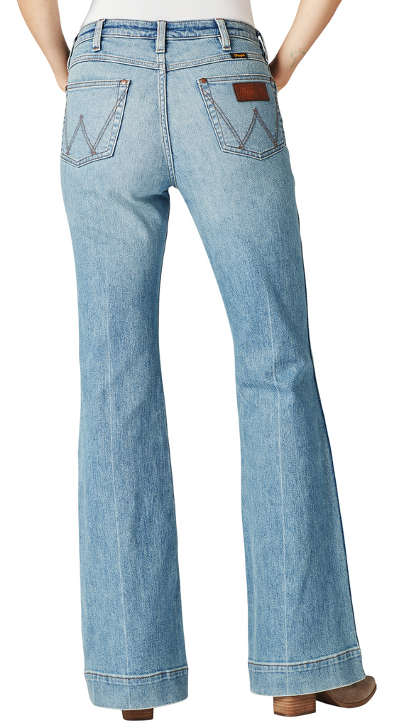 Wrangler retro women's high 2025 rise vintage trouser jeans
