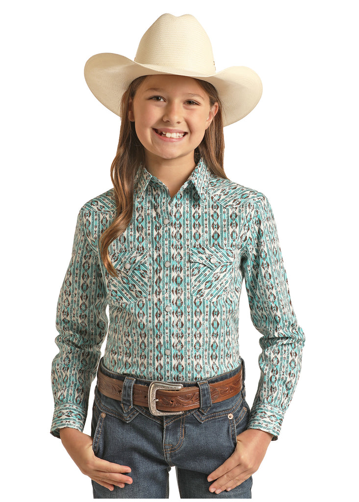 Girl's Panhandle Snap Front Shirt #RSGSOSR0ND