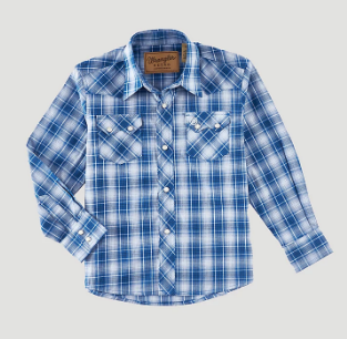 Boy's Wrangler Retro Snap Front Shirt #112314912