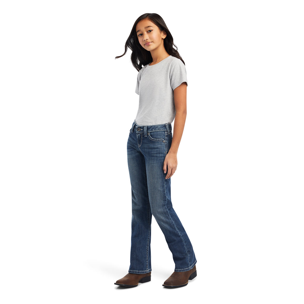 Girl's Ariat R.E.A.L. Raquel Boot Cut Jean #10041105-C