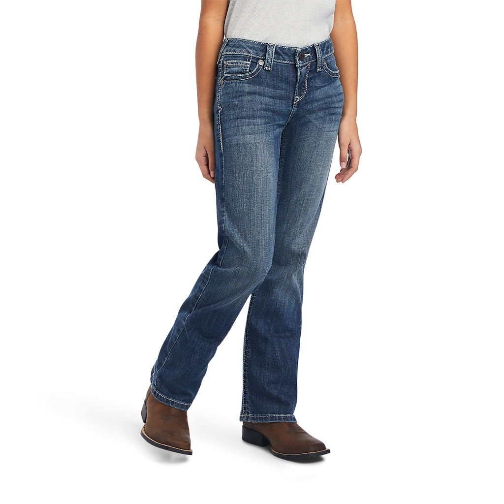 Girl's Ariat R.E.A.L. Raquel Boot Cut Jean #10041105-C