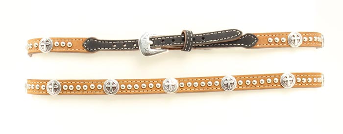 M&F Western Products Leather Hatband #02350129