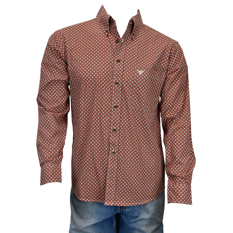 Men's Cowboy Hardware Button Down Shirt #125465