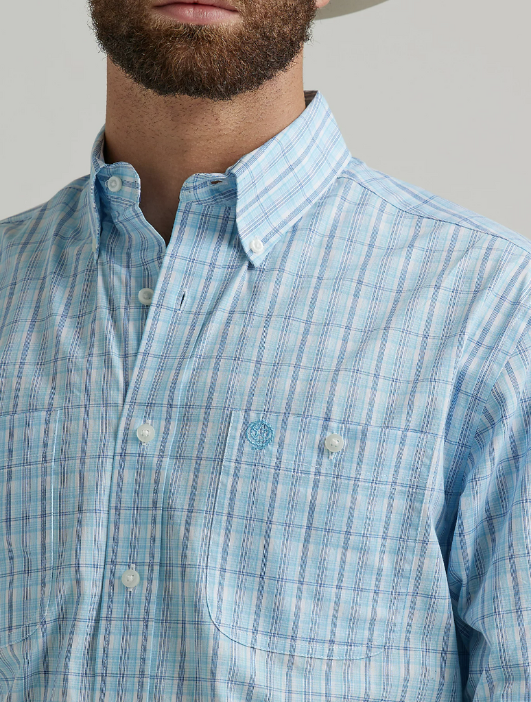 Men's Wrangler George Strait Button Down Shirt #112324886-C
