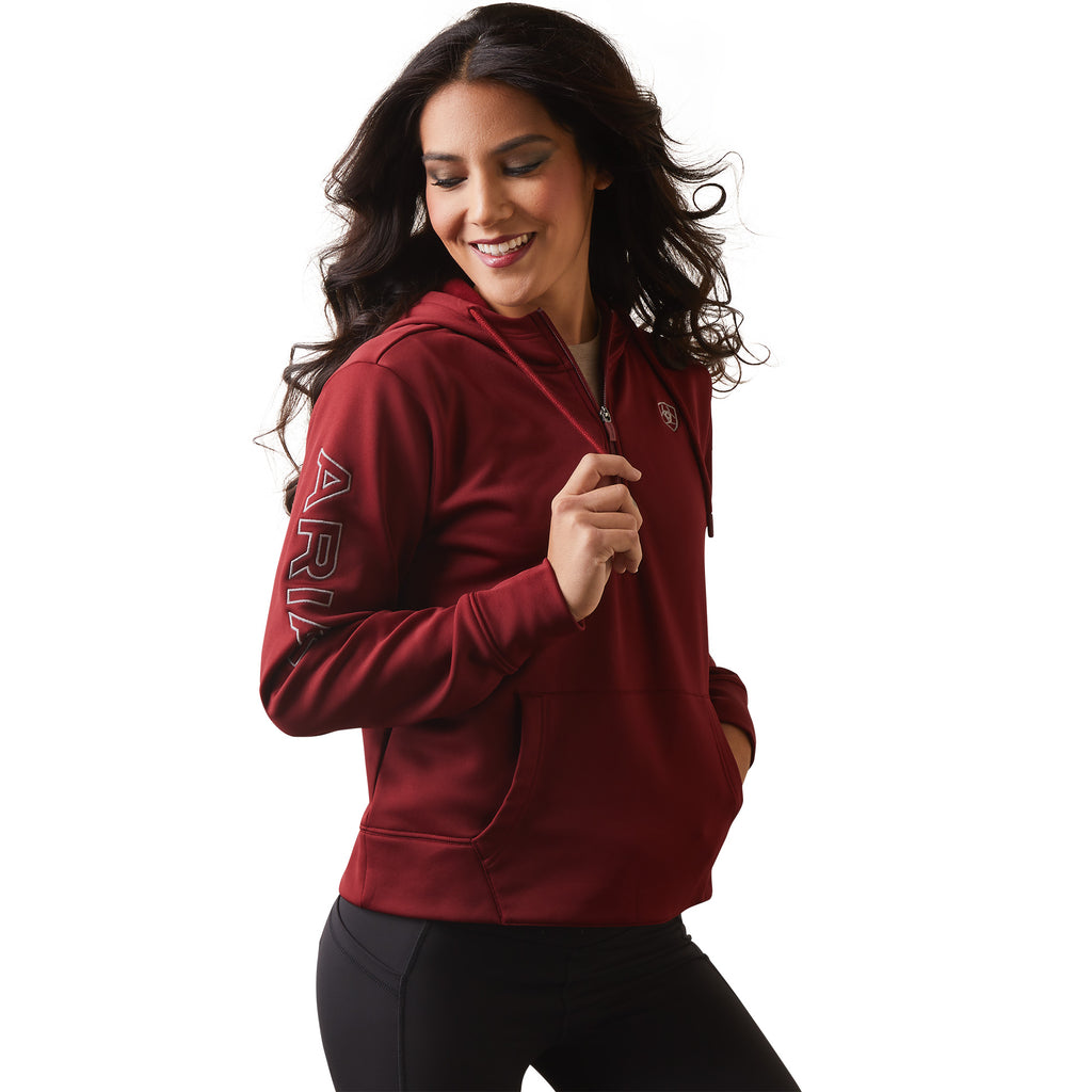 Women's Ariat 1/2 Zip Tek Hoodie #10043448