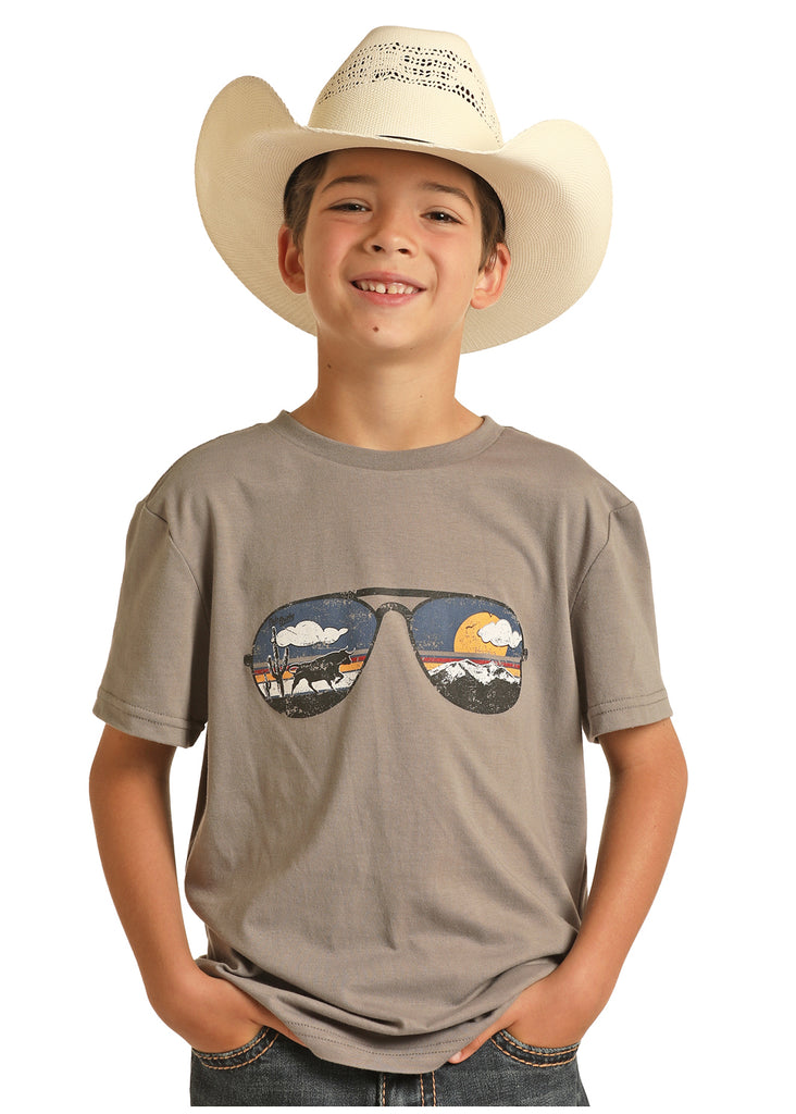 Boy's Rock & Roll Cowboy Dale Brisby T-Shirt #RRBT21R12T