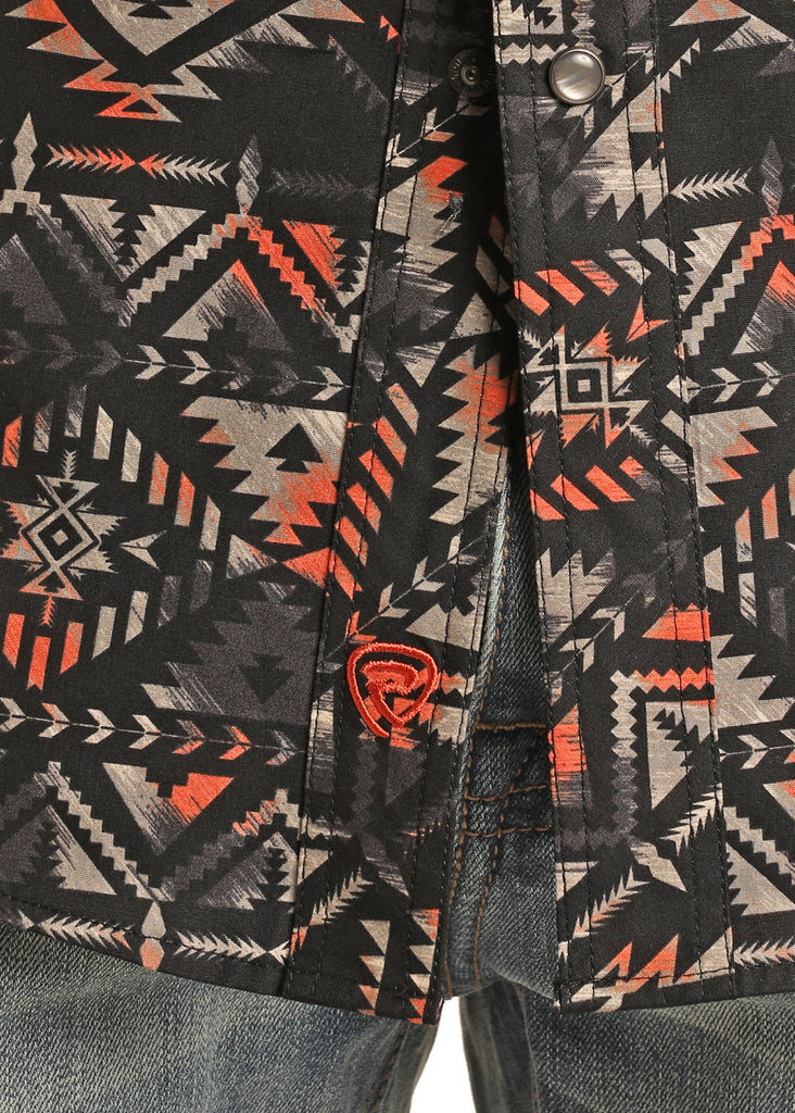 Men's Rock & Roll Cowboy Button Down Shirt #RRMSODR09H