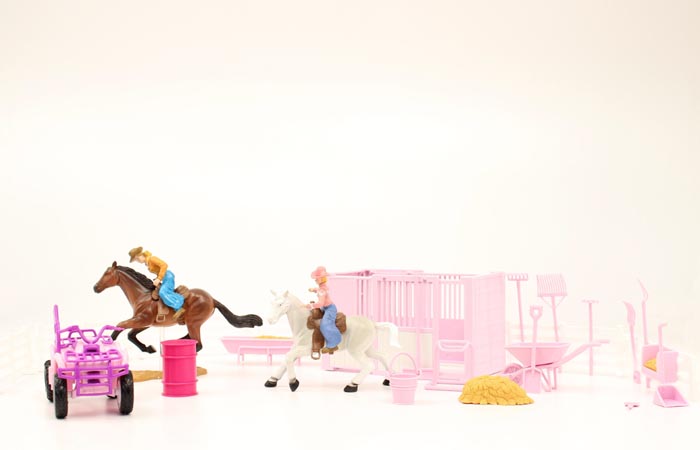 Bigtime Rodeo Stall and ATV Playset #50820