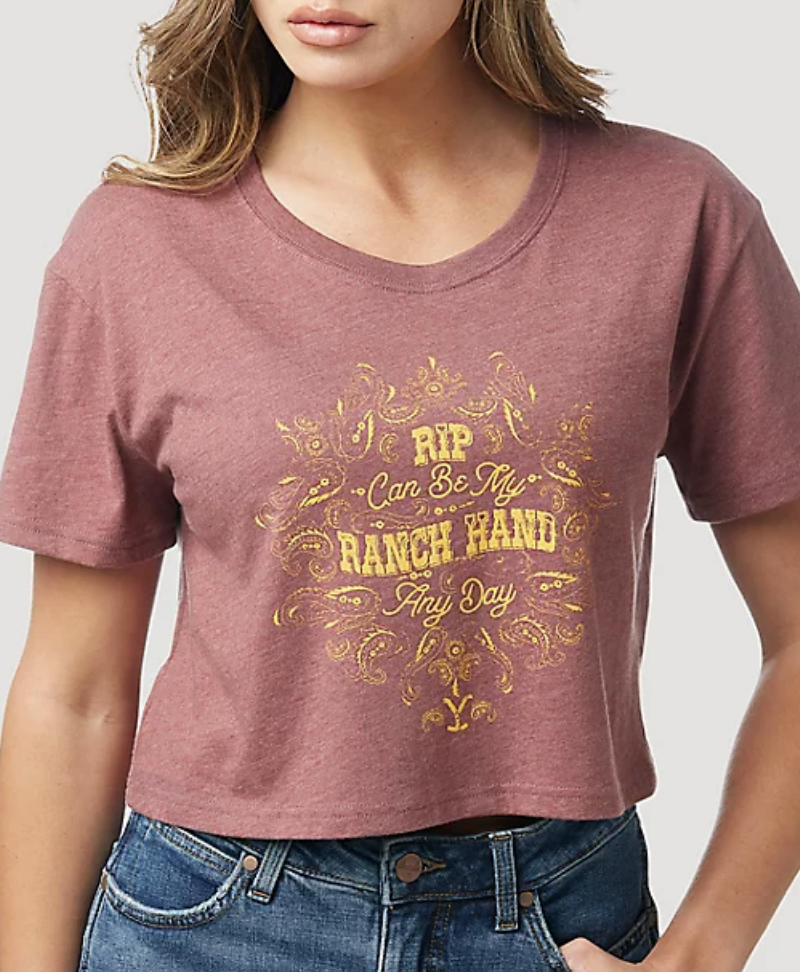 Women's Wrangler Yellowstone Crop T-Shirt #112323573