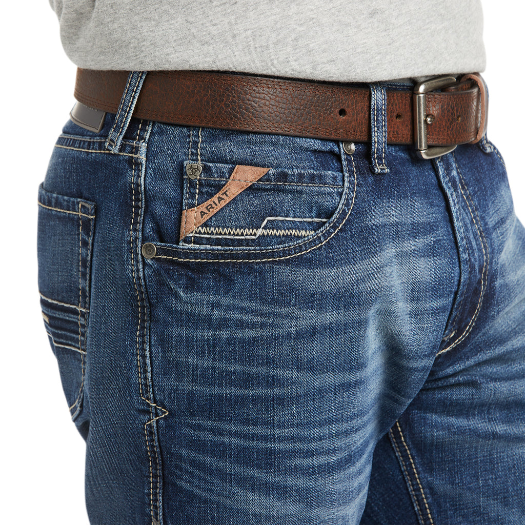 Men's Ariat M4 Low Rise Stretch 3D Clovis Stackable Straight Leg Jean #10037968