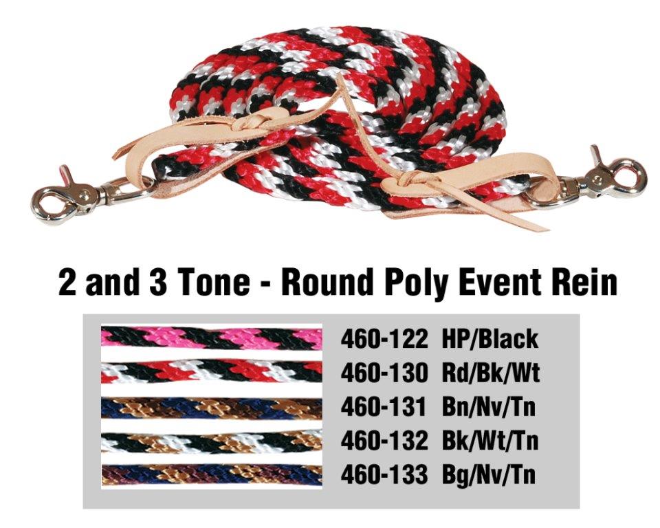 American Heritage Equine Poly Contest Reins #460