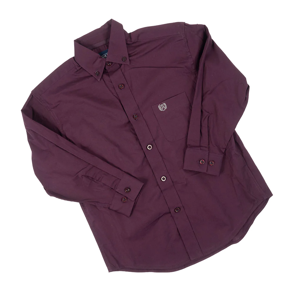 Boy's Panhandle Solid Button Down Shirt #PSBSODRZ2N