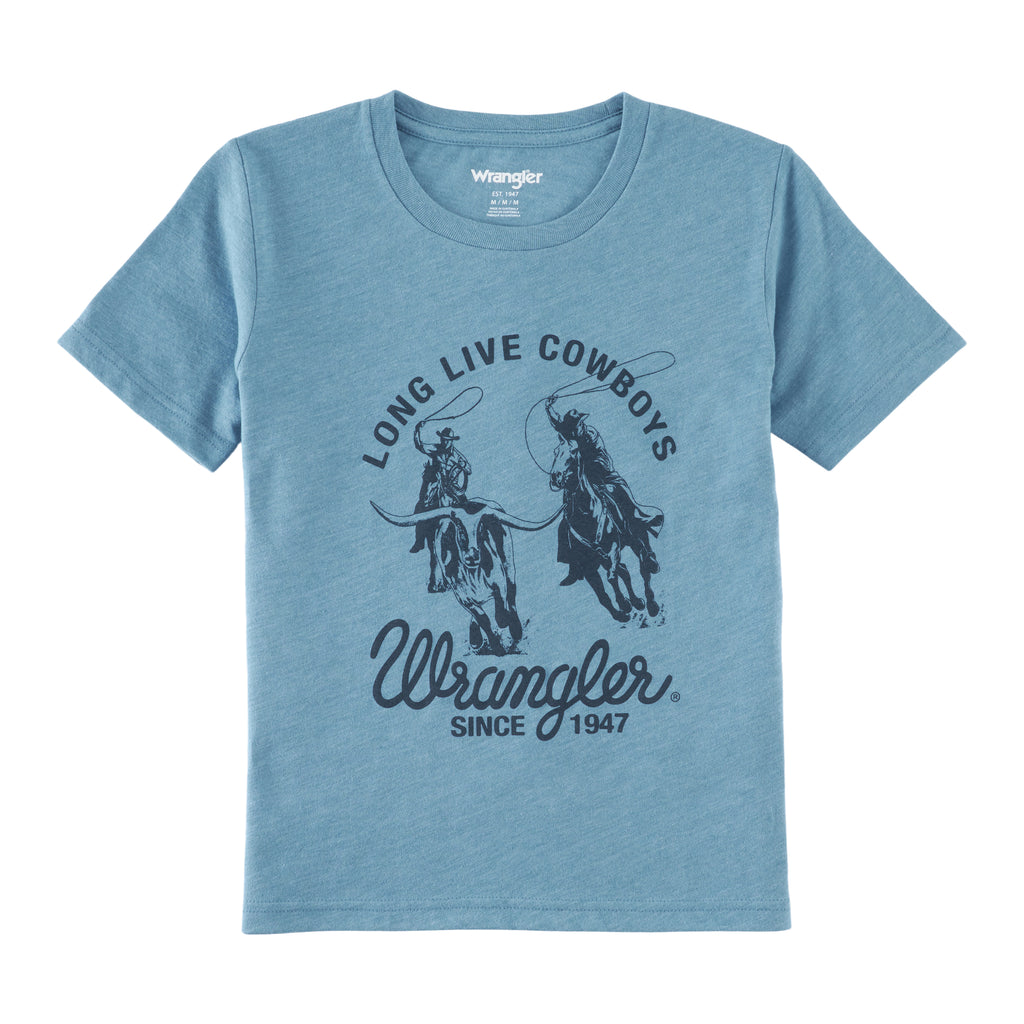 Boy's Wrangler Blue T-Shirt #112319271