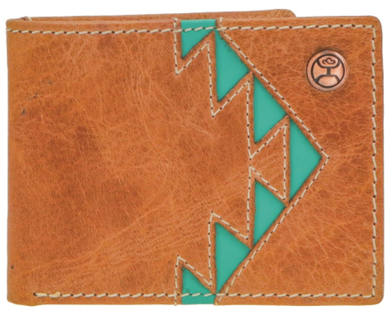 Men's Hooey Toukawa Front Pocket Bi-Fold Wallet #HFBF006-TNTQ