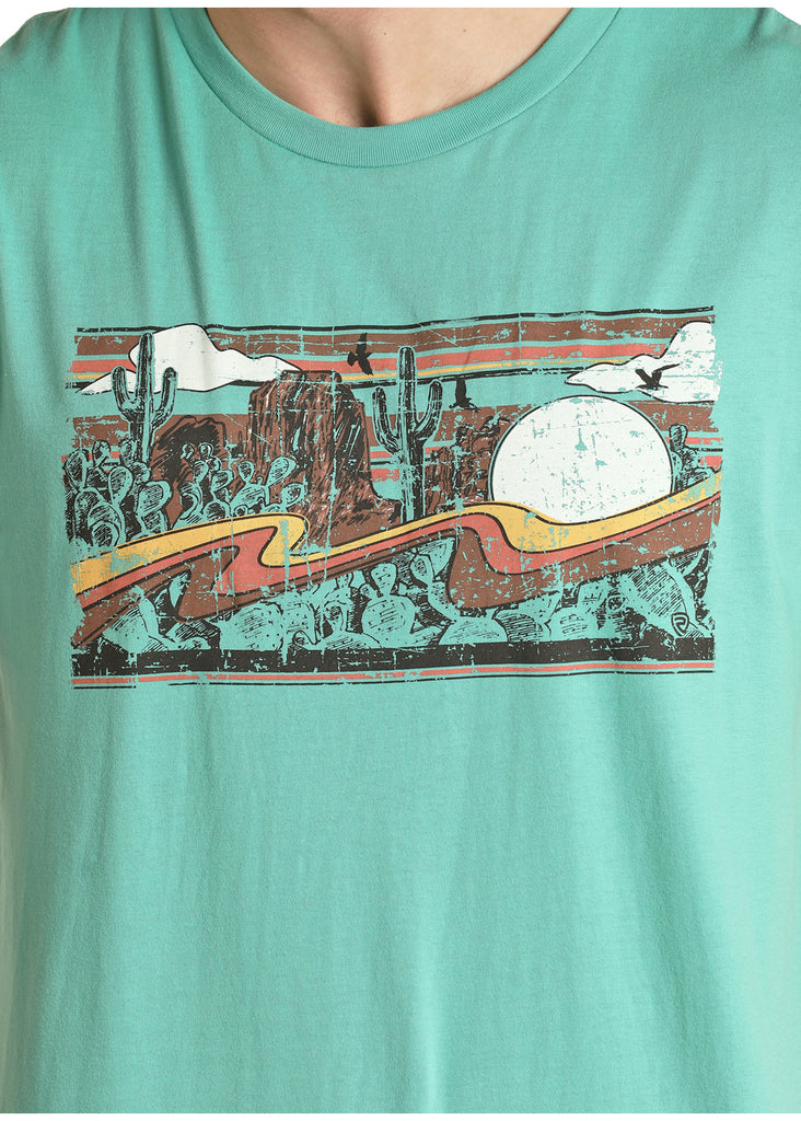 Men's Rock & Roll Cowboy T-Shirt #RRUT21R0IU