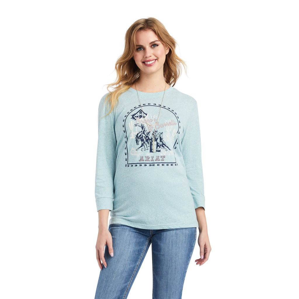 Women's Ariat Broncs and Barrels T-Shirt #10042316-C