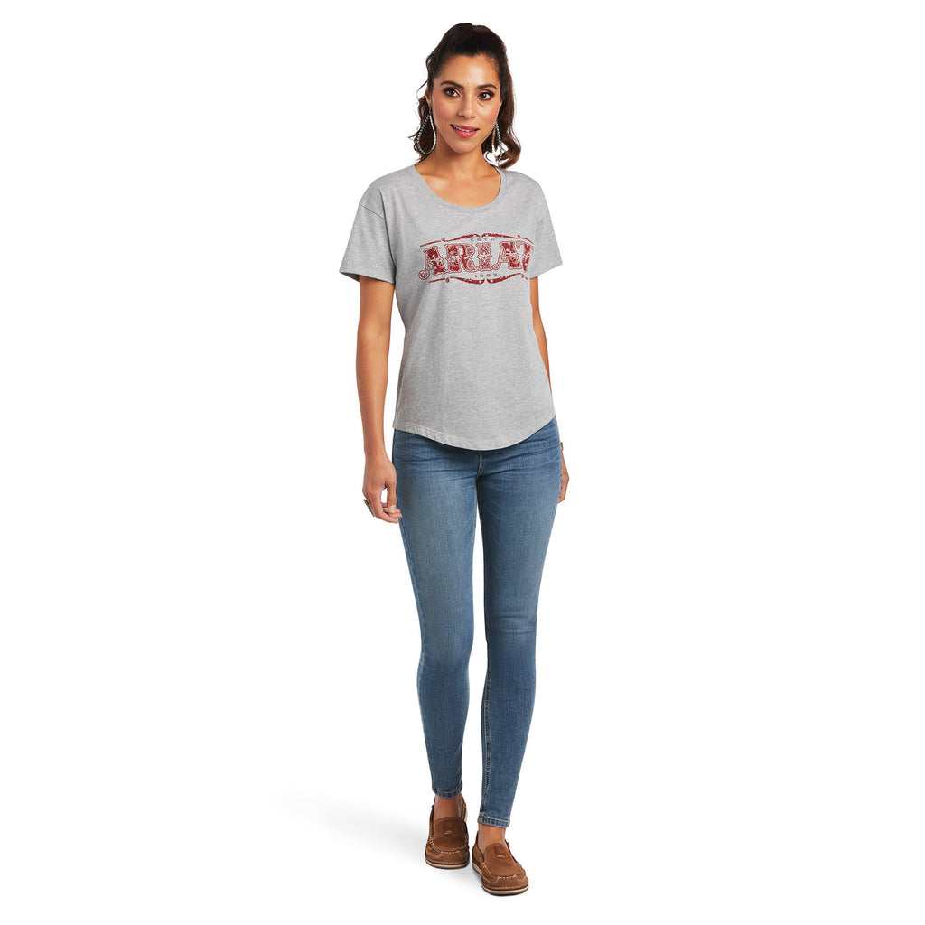 Women's Ariat Bandana Logo T-Shirt #10040966-C