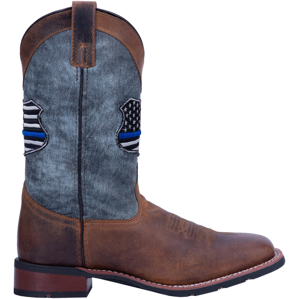 Men's Laredo We Back The Blue Western Boot #7878-C