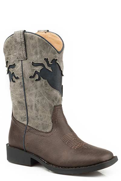 Children's Roper Western Boot #09-018-1224-2208BR (9C-3C Whole Sizes Only)