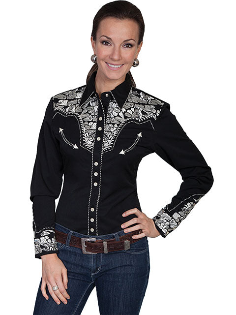 Women's Scully Snap Front Shirt #PL-654