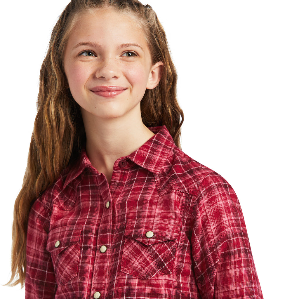 Girl's Ariat REAL Snap Front Shirt #10039506-C