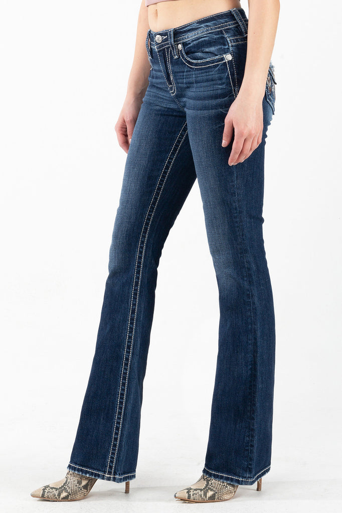 Women's Miss Me Boot Cut Jean #M3929B