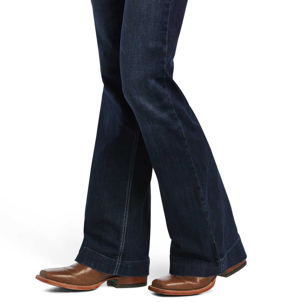Women's Ariat Trouser Perfect Rise Aisha Wide Leg Jean #10040806